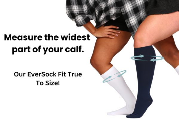 Measure the widest part of your calf